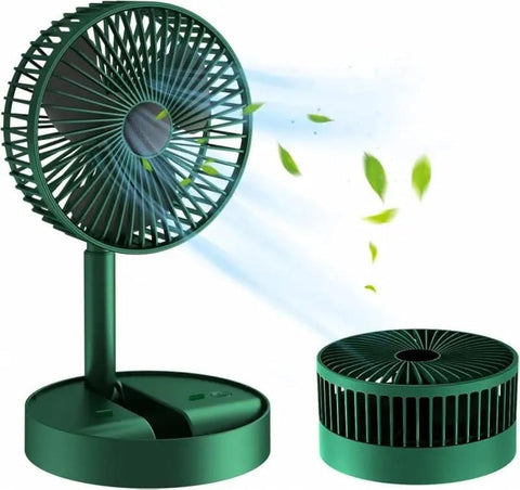 Premium Portable Folding Rechargeable Telescopic Fan