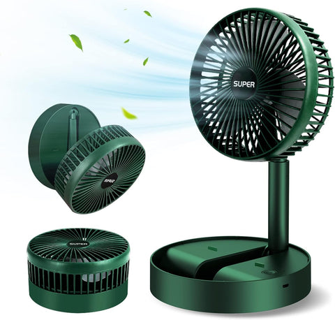 Premium Portable Folding Rechargeable Telescopic Fan